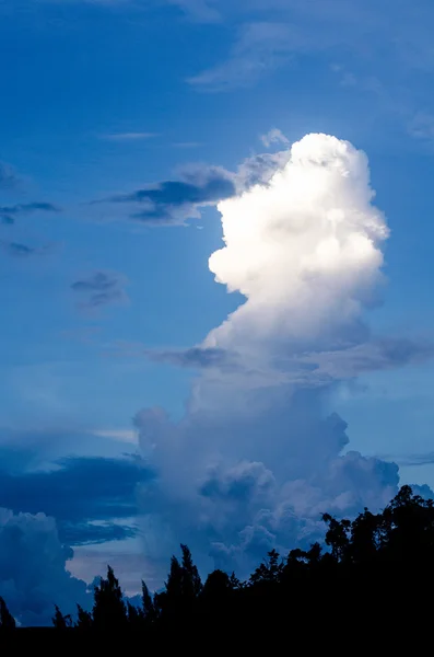 Cielo blu hanno offuscato — Foto Stock