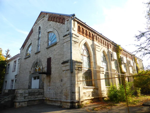 Antigua Iglesia Luterana Del Siglo Xix Sur Rusia —  Fotos de Stock