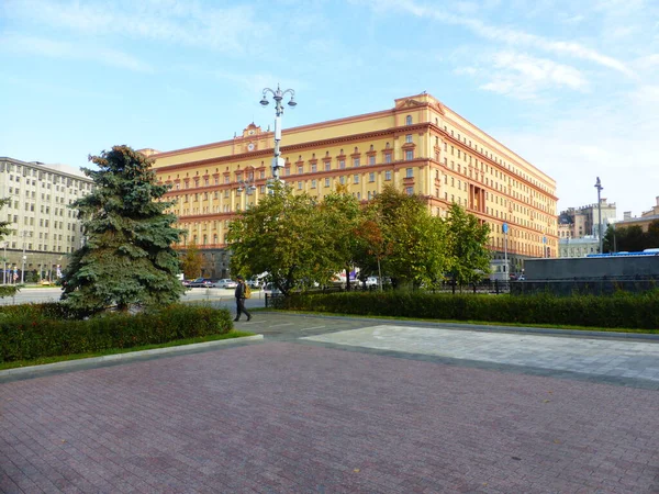 Pietra Solovetsky Piazza Lubyanka Mosca — Foto Stock