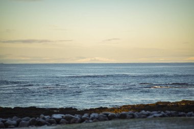 Yumuşak Sabah Işığıyla Sakin Okyanus Ufku