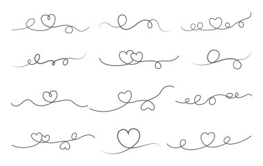 Kalp çizgisi svg, kalp çizgileri svg, kalp çizgisi silueti, kalp çizgisi demeti, kalp mesajı ayırıcı svg, el çizimi karalama çizgisi svg, Doodle kalp svg.