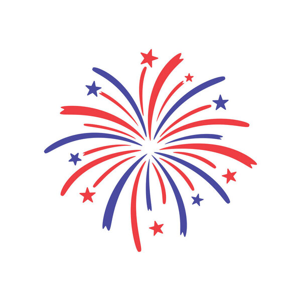 Firework vector icon, Firework svg, 4th of July firework, Firework logo, Firework star burst svg, Firework clipart.