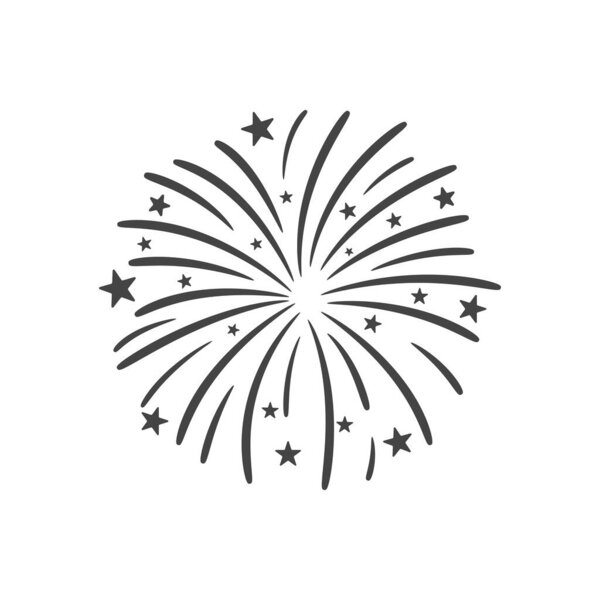 Firework silhouette, 4th of July firework svg, Firework svg, Firework icon, Firework logo, Firework vector, Firework clipart.