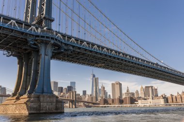 Manhattan Köprüsü, Brooklyn yan görünümden