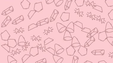 Pink background with light shapes, suitable for presentation slides, social media posts, or greeting cards for a soft, feminine look.