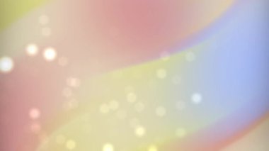 Pastel girdaplar ve bulanık ışık küreleri ile soyut ve rüya gibi bir arka plan. Tasarım projeleri, dijital sanat ve arka planlar için uygundur.