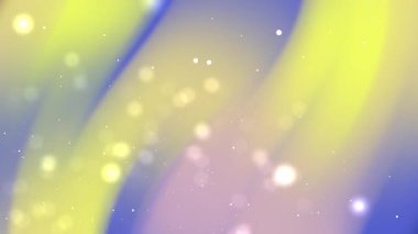 Dönen mavi, sarı ve pembe soyut arka plan. Canlı pazarlama malzemeleri, arka planlar ve yaratıcı dijital tasarımlar için uygundur..