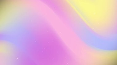 Pembe, mor ve sarı renkte yumuşak hareketli, rüya gibi ve zarif arka planlar için mükemmel bir gradyan animasyonu..
