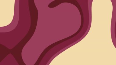 Soyut katmanlı desen, kestane rengi ve bej rengi. Modern estetiğe sahip arka planlar, duvar kağıtları, tekstil ve dijital tasarımlar için mükemmel..