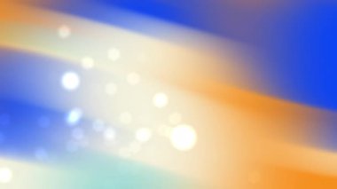 Abstract blue orange white colors and bokeh lights, suitable for backgrounds, digital art, design elements, and vibrant aesthetic concepts.