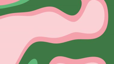 Özgeçmiş, dijital sanat, baskı tasarımı, posterler ve sosyal medya grafikleri için uygun soyut desen. Yeşil ve pembe akış şekilleri.