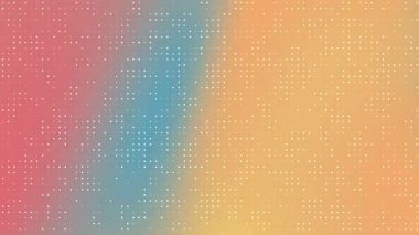 Noktalardan oluşan bir şebeke ile soyut renkli bulanık arkaplan, sunumlar, dijital tasarımlar, web siteleri ve sanatsal projeler için ideal. Parlak ve dinamik görsel.