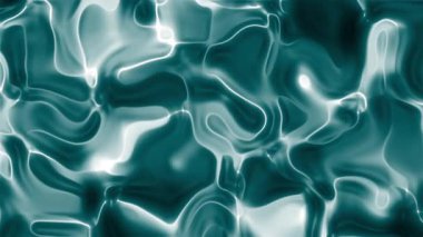 Dalgalanan mavi suda soyut ışık deseni. Çeşitli projelerde arka plan, tasarım elementleri ve sanatsal kavramlar için ideal.