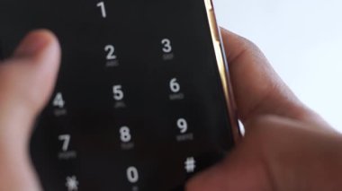 Acil ve acil durum, akıllı telefon ekranında 119 'u arıyor..