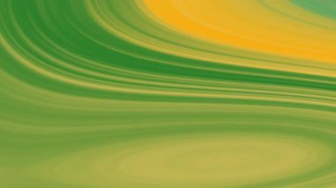 Yeşil ve altın akışlı dalga animasyonu düz katmanlı kıvrımlar ve dinamik hareketlerle. Lüks markalaşma, sunumlar ve yaratıcı video projeleri için mükemmel bir özgeçmiş..