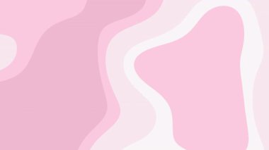 Yumuşak gradyan şekilli ve pürüzsüz hareketli minimum pembe dalga animasyonu. Moda markalaşması, güzellik sunumları, yaşam tarzı videoları ve modern yaratıcı içerik için mükemmel soyut bir arka plan..