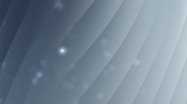 Yüzen ışık parçacıkları ve zarif kıvrımlı yumuşak gri gradyan animasyonu. Modern soyut arka plan kurumsal markalaşma, sunumlar, teknoloji görselleri ve profesyoneller için mükemmel.