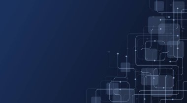 Modern Elektronik Mühendislik ve İletişim için Teknoloji Devre Kurulu Soyut Arkaplan