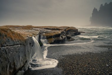 Botanik Beach, Juan de Fuca, bağlantı noktası Renfrew, M.ö., Vancouver