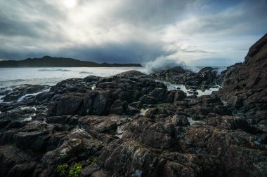 Dalgalar Pettinger noktada Estevan, Britanya Kolumbiyası