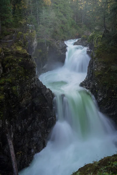 Little Qualicum Falls, Parksville, Qualicum, Colúmbia Britânica — Fotografia de Stock