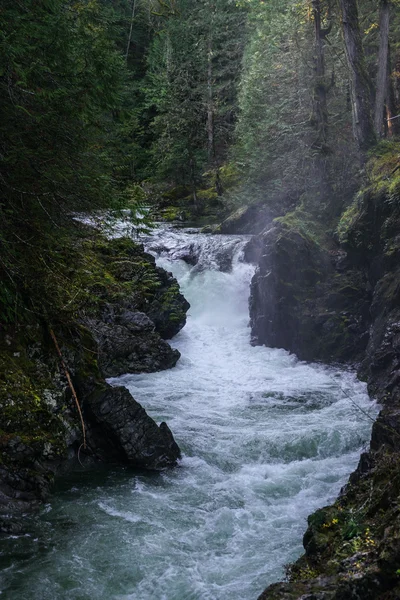 Little Qualicum River near Parksville, British Columbia. — Stock Photo, Image
