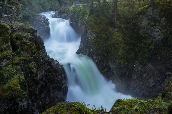 Λίγο Qualicum, Βρετανική Κολομβία, Qualicum, Parksville, Νήσος Βανκούβερ, Καναδάς, καταρράκτη — Φωτογραφία Αρχείου