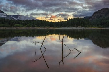 Buttle Gölü, Campbell River, British Columbia yakınlarında