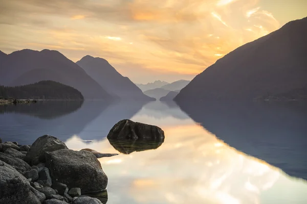 Lago Alouette, Maple Ridge, Vancouver, Colúmbia Britânica — Fotografia de Stock