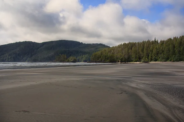 Strand in der Bucht von San José, an der Westküste der Insel Vancouver — Stockfoto