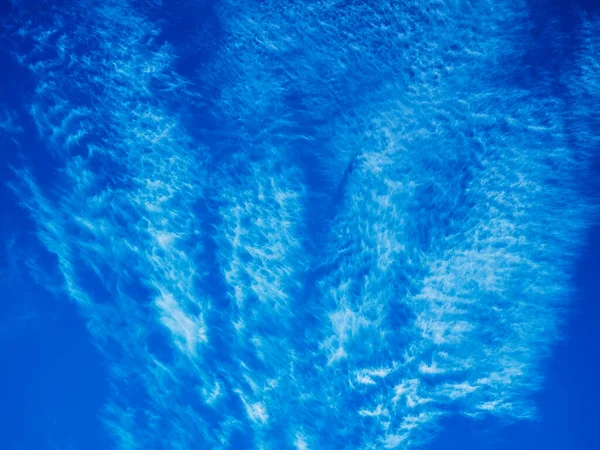 Texture Background Beautiful Blue Sky Gradient White Clouds — Stock Photo, Image