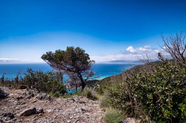 Sarazenler ve Punta Crena 'nın görkemli körfezi Hac' ın yolundan çekildi.