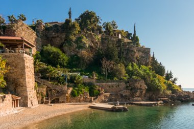 Antalya 'da boş plaj