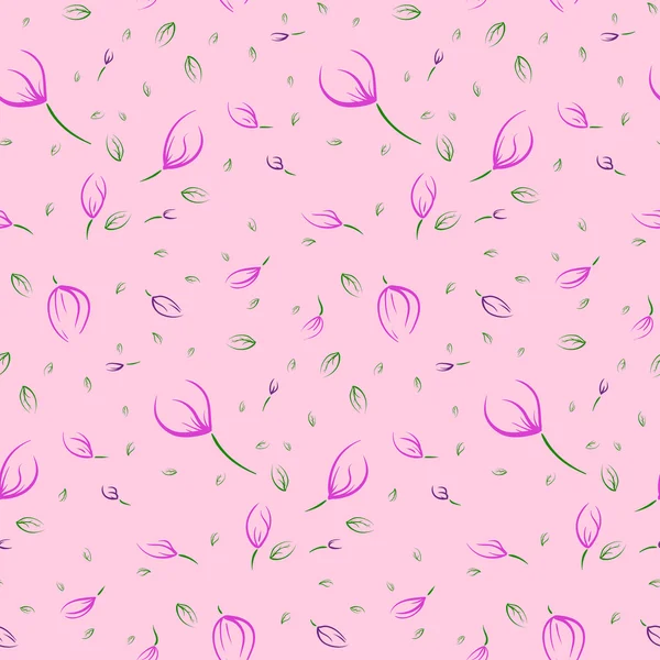 Çiçek desen, seamless modeli