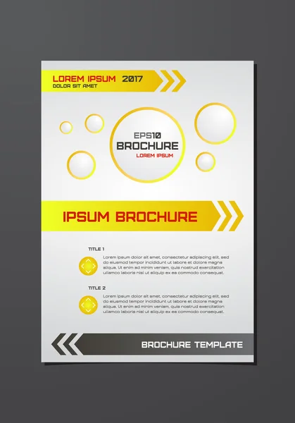 Broşür şablonu, el ilanları