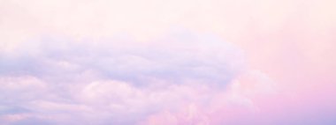 Renkli parlak bulutlu gün batımı gökyüzü soyut doku arkaplanı