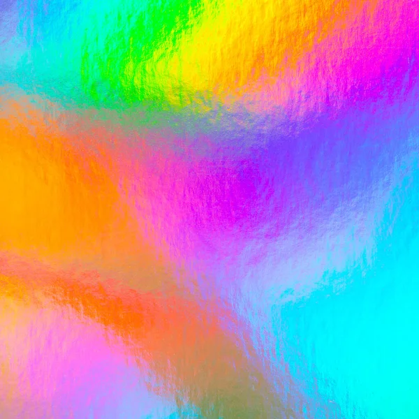 虹色の金属質感の背景 — ストック写真