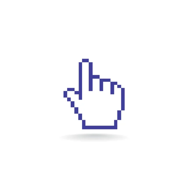 Pictogram van een hand cursor — Stockvector