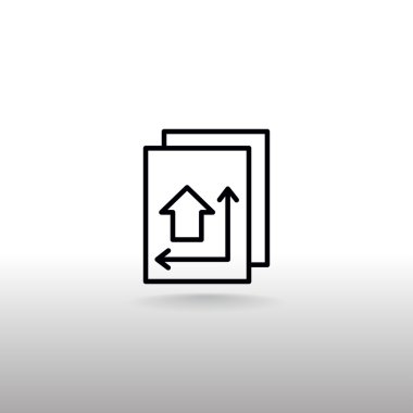 İnşaat planı simgesi