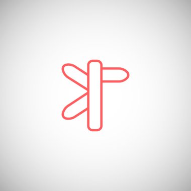 yön işareti simgesi