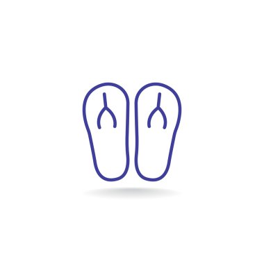 plaj terlikleri simgesi