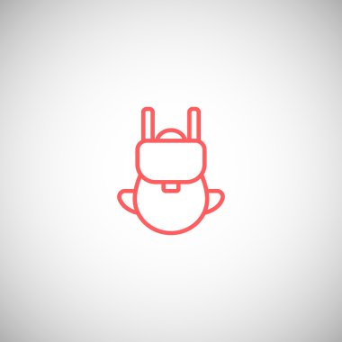 Sırt çantası simgesini hiking