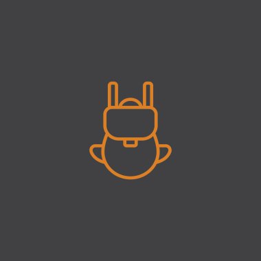 Sırt çantası simgesini hiking