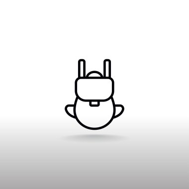 Sırt çantası simgesini hiking