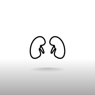 İnsan böbrekler simgesi