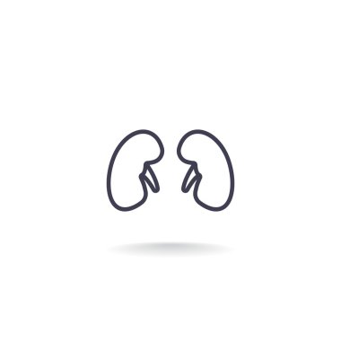 İnsan böbrekler simgesi