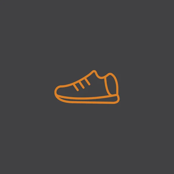 Значок спортивной обуви — стоковый вектор