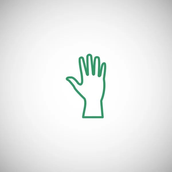 Ikona lidské ruky — Stockový vektor