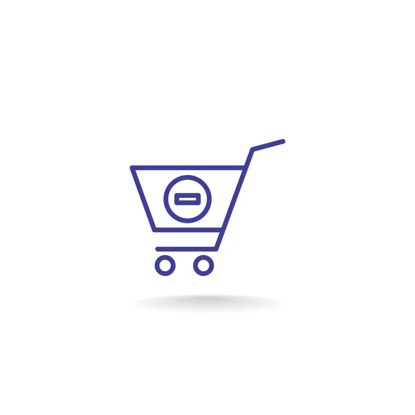 Shopping cart icon — Stock Vector