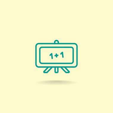 okul tebeşir tahtası simgesi